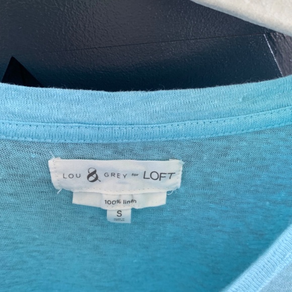 Lou & Grey for Loft Linen Knot T-shirt - Picture 3 of 4